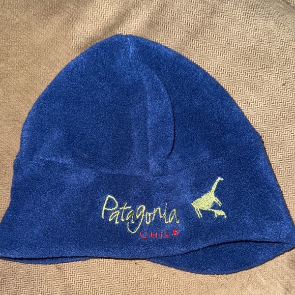 Patagonia Chile Navy Beanie with Embroidery - Picture 1 of 2
